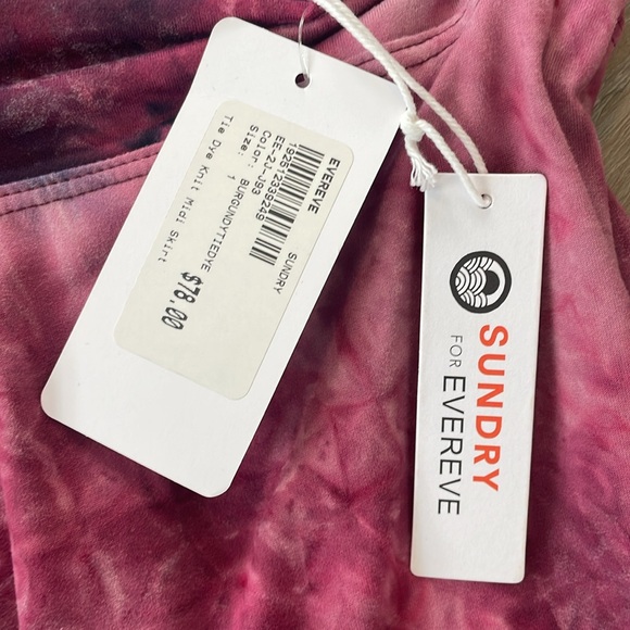 Sundry Deep colored tie-dye mod length maxi skirt - Picture 3 of 3